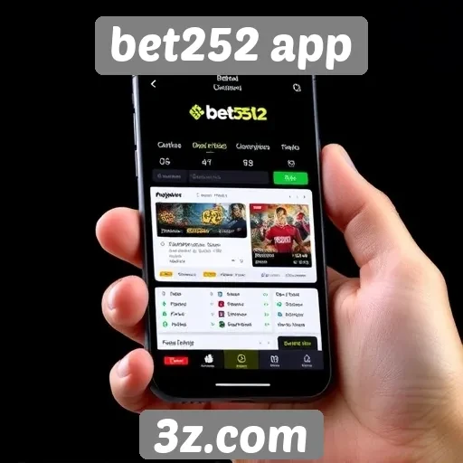 plataforma mobile do bet252 app é intuitiva e acessível