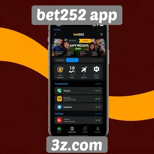 navegação intuitiva no site bet252 app